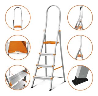 Стремянка алюминиевая Триумф 104