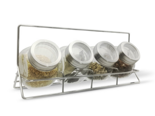 6428 FISSMAN Набор для приправ 5 пр. (стекло)