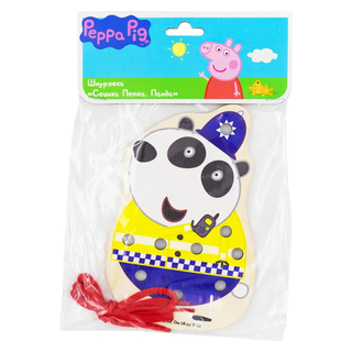 Шнуровка Панда, развивающая игрушка для детей, арт. ШН62