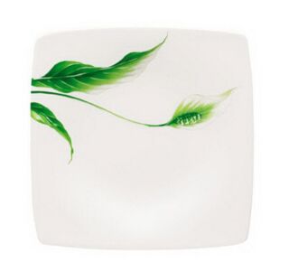 VEGETAL - Тарелка десертный квадратная 20 см фарфор (square dessert plate)