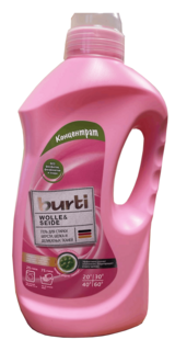 Гель-концентрат BURTI Wolle & Seide для стирки шерсти, шелка и деликатных тканей, 1,5 л