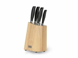 2708 FISSMAN Набор ножей 6 пр. FUJIKAWA в деревянной подставке (420J2 сталь)