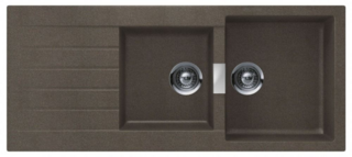 Мойка  Signus 80D  Cristadur бронза