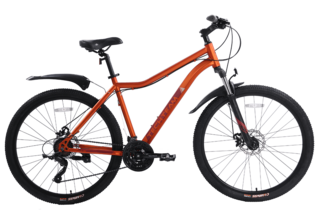 Велосипед горный Delta 27,5"х19" оранжевый (сталь)