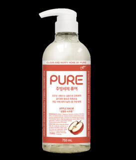 884719 "Pigeon" "Пьюэ" Гель для мытья посуды Apple Balm (подходит для мытья овощей и фруктов) 750 мл 1/12