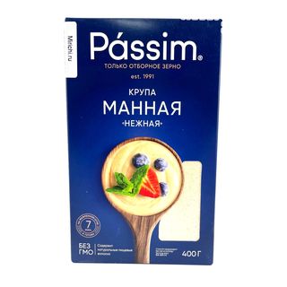 Крупа PASSIM манная Нежная, 400 г