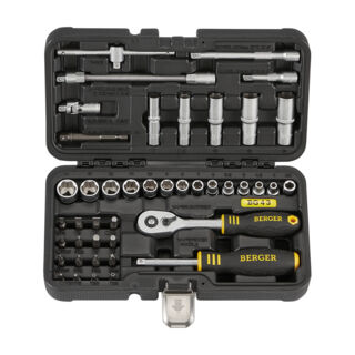 Универсальный набор инструментов BERGER 43 предмета ¼” «ВИТТЕН» BG043-14