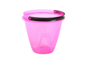 Ведро пластмассовое 10,0л без крышки пищевое мерное прозрачное Лайт (Иж)