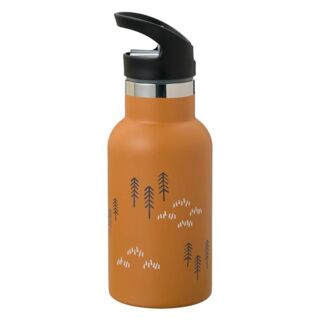 Бутылка-термос для напитков Fresk "Осенний лес", желтая, 350 мл