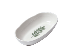 3893 FISSMAN Блюдо TOLEDO 16х10х3,5см, цвет белый (фарфор)