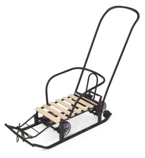 Санки Тимка 5  Универсал с колесом 1/10 Т5У Черный