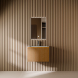 Комплект мебели для ванной Andy 60 Белый дуб, AAN06W11S1MF