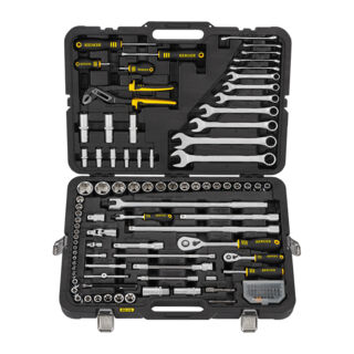 Универсальный набор инструментов BERGER 118 предметов ½” - ¼” «ШТУТГАРД» BG118-1214