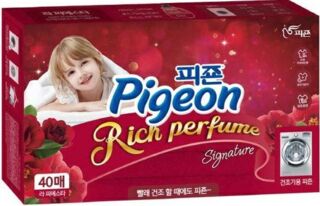 884184 "Pigeon" "Пиджеон Арома" Конц. кондиционер д/белья Flower Festival (д/сушильных машин) 40 листов 1/15