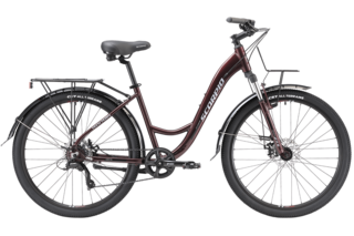 Велосипед городской Scorpio 26"х17" вишневый 2022
