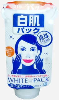 288317 "UTENA "Shirohada" Увлажняющая кремовая маска для лица с эффектом выравнивания цвета кожи с экстрактом жемчуга и 15-ю экстрактами из традиционной восточной медицины 140 гр, 1/36