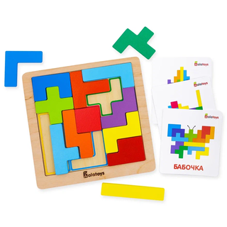 Танграм Тетрис, развивающая игрушка для детей, арт. ТТР02