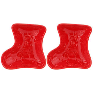 Набор салатников-сапог Lefard CELEBRATION, 2 шт, 11 см, 125 мл, красный, арт. 189-329