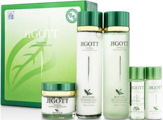 281266 "Jigott" Подар. н-р JIGOTT WELL-BEING GREENTEA 3SET с экстрактом зеленого чая (тонер/эмульсия/крем) 1/20