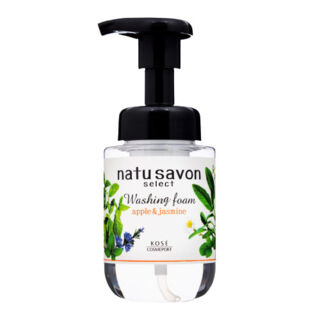 Увлажняющая пенка для умывания KOSE Softymo Natu Savon Washing Foam, с ароматом яблока и жасмина, 180мл