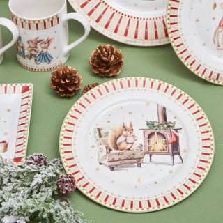 13752 FISSMAN Тарелка MIRACLE 19,5см (фарфор)