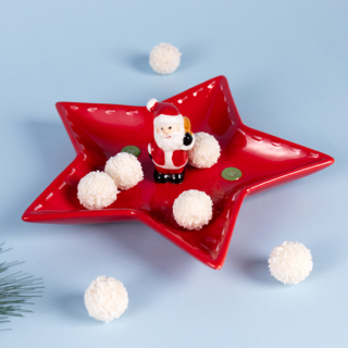 БЛЮДО СЕРВИРОВОЧНОЕ КОЛЛЕКЦИЯ "CHRISTMAS GIFT" 25,5*24*7,5 СМ