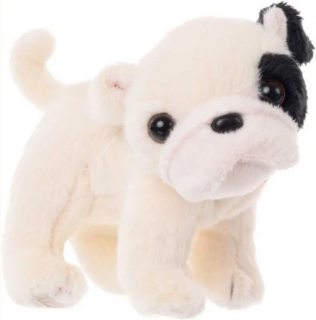 Мягкая игрушка собака (бульдог) Spring dogs Bukowski, 15 см