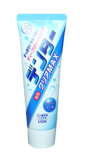 186458 "Lion" "Dentor Clear Max" Зубная паста с микрочастицами против зубного налёта с защитой от кариеса (аромат ментола) 140 гр. (в тубе) 1/60