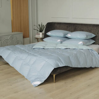 Одеяло стеганое кассетного типа  (плотность наполнителя 340 г./м.²) Коллекция «Special Duo/Спешл Дуо» 200x220