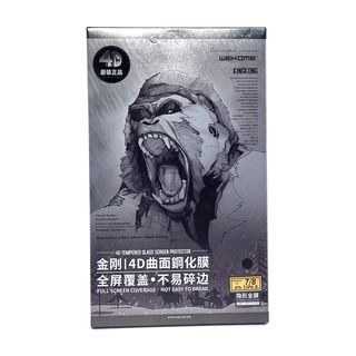 Защитное стекло 4D для iPhone SE 2/8/7 WK Kingkong Series Full Cover Curved Edge Tempered Glass 0,25 мм (черное)