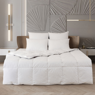 Одеяло всесезонное Kariguz «Simple white\Симпл Вайт», кассетного типа, 350 г/м2, 200х220 см