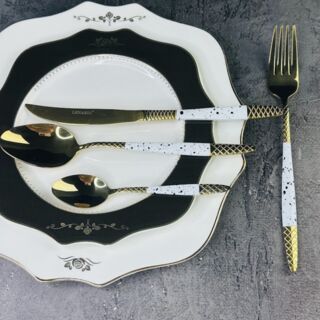 Набор столовых приборов 24пр. в подарочной упаковке Нержавеющая сталь арт. 200-028