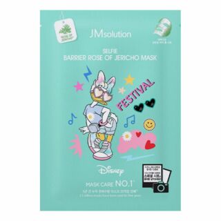 546634  "JMSOLUTION"  Disney SELFIE Успокаивающая тканевая маска с экстрактом иерихонской розой и пантенолом 30 мл*1 шт 1/400