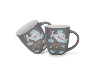 3719 FISSMAN Набор из 2-х кружек 380 мл GOOD NIGHT (фарфор)