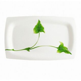 VEGETAL - Блюдо сервировочное 43/26,5 см фарфор (rectangular deep dish)