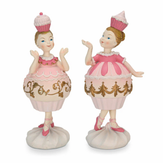 0248 FISSMAN Статуэтка " Девушка-торт" 8х7х17см ( полирезин)