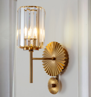 Бра Lenardi диаметр 20 см, высота 50 см, стекло+металл, арт.  299-230