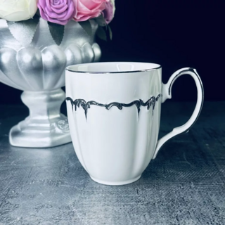 Кружка Lenardi Argento, фарфор, в подарочной упаковке, арт. 666-400