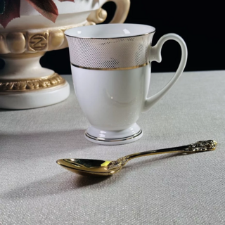 Кружка Lenardi ЗОЛОТАЯ СИМФОНИЯ, 350 мл, костяной фарфор, в подарочной упаковке, арт. 145-501