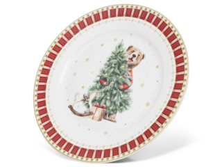 13753 FISSMAN Тарелка MIRACLE 19,5см (фарфор)