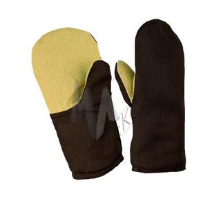 Рукавицы ХБ с брезентовым наладонником утепленные, 5 пар