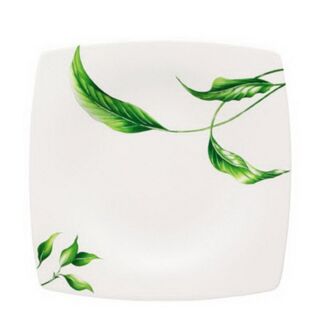 VEGETAL - Тарелка обеденная квадратная 25 см фарфор (square plate)