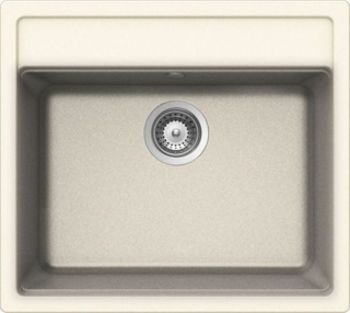 Мойка  Vero 60  Cristadur магнолия