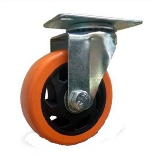 4323075 AL Колесо ПВХ 75мм поворотное