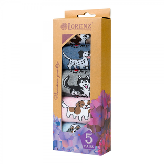 Набор женских носков (5 пар) размер 36-37