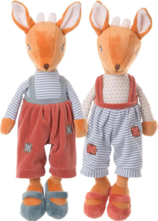 Олень "Happy Harald", 30 см (в полосатых штанах)