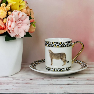 Кофейный набор Lenardi, фарфор, 12 предметов, 120 мл, в подарочной упаковке, арт. 122-037