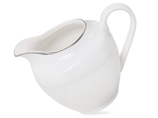 14088 FISSMAN Сливочник 160 мл PLATINUM (фарфор)