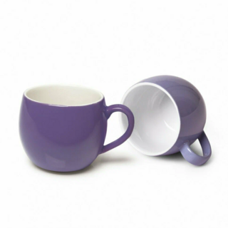 9518 FISSMAN Набор из 2 кружек 320мл, цвет Лиловый (керамика)