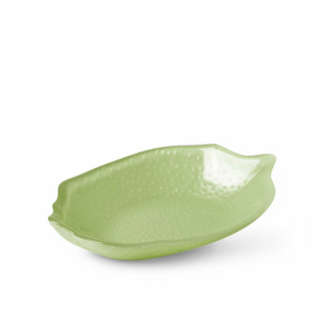13991 FISSMAN Блюдо Lemon 16,7х12,5х3,5 см, цвет зеленый (стекло)